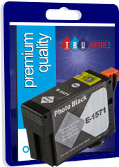 Compatible High Capacity Pigment Photo Black XL Ink Cartridge for Epson T1571 - 29.5ml