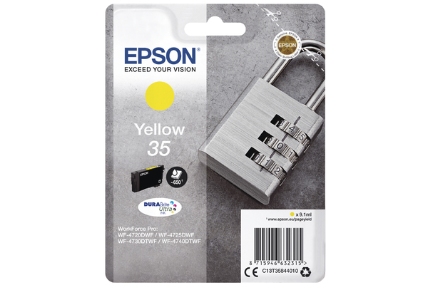 Yellow Epson 35 Ink Cartridge (T3584) Printer Cartridge