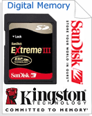 Best prices on Kingston & Sandisk Digital Memory