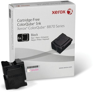 Xerox ColorQube 6 Solid Black Ink Wax Sticks, 16.7K Yield