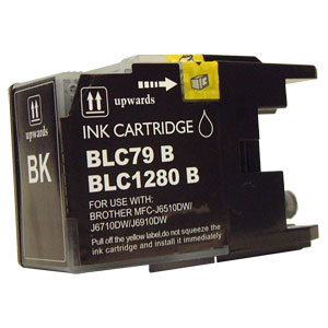 Compatible  Brother LC1280XLBK  High Cap. Black Ink Cartridge, 30ml