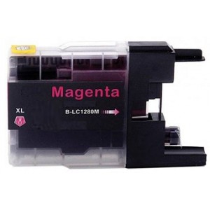 Compatible Brother LC1280XLM High Cap. Magenta Ink Cartridge, 19ml