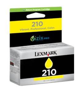 Lexmark 210 Return Program Yellow Ink Cartridge - 014L0088E