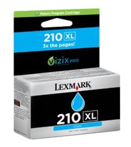 Lexmark 210-XL Return Program High Capacity Cyan Ink Cartridge - 014L0175E