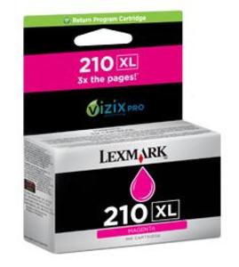 Lexmark 210-XL Return Program High Capacity Magenta Ink Cartridge - 014L0176E