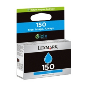Lexmark 150 Return Program Cyan Ink Cartridge - 014N1608E