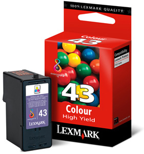 Lexmark 43 Colour Ink Cartridge - 18Y0143E