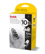 Kodak No 10XL Pigment High Capacity Black Ink Cartridge - 394-9922
