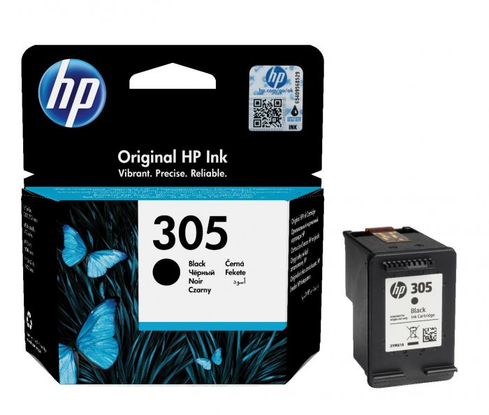 HP 305 Black Ink Cartridge 3YM61AE