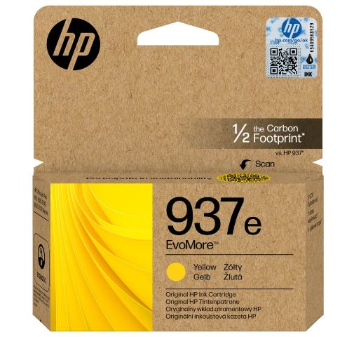 HP 937E High Capacity Yellow Ink Cartridge - 4S6W8NE