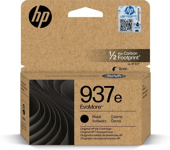 HP 937E High Capacity Black Ink Cartridge - 4S6W9NE