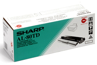 Sharp AL-80TD Laser Toner Cartridge, 3K Yield