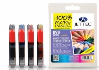 Jet Tec Quad Pack LC-1100 Black, Cyan, Magenta, Yellow Ink Cartridges