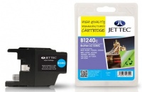Jet Tec LC-1240 Cyan Ink Cartridge