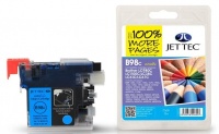 Jet Tec LC-980 / LC-1100 Cyan Ink Cartridge, 10ml