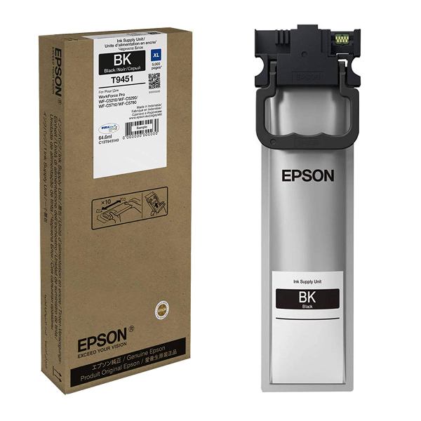 Black Epson T9451 High Capacity Ink Cartridge - C13T945140