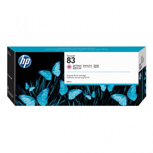 HP 83 Light Magenta DesignJet UV Ink Cartridge C4945A
