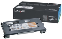 Lexmark 0C500S2KG Standard Capacity Black Toner Cartridge, 2.5K Page Yield