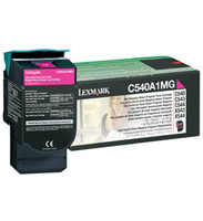 Lexmark C540A1MG Return Program Magenta Toner Cartridge, 1K Page Yield