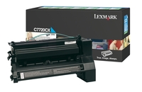 Lexmark C7720CX Extra High Capacity Cyan Return Program Toner Cartridge, 15K Page Yield