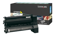 Lexmark C7720YX Extra High Capacity Yellow Return Program Toner Cartridge, 15K Page Yield