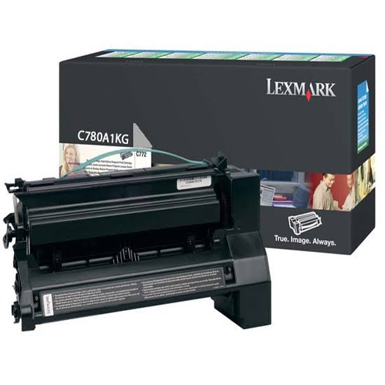 Lexmark C780A1KG Return Program Black Toner Cartridge, 6K Page Yield