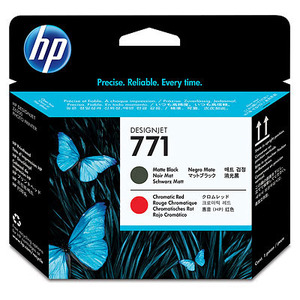 HP 171 Matte Black and Chromatic Red Printhead Cartridges
