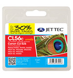 Jet Tec CLI-526 Cyan Ink Cartridge, 11ml