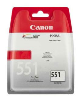 Canon 551 Cyan Ink Cartridge - CLI 551C, 7ml
