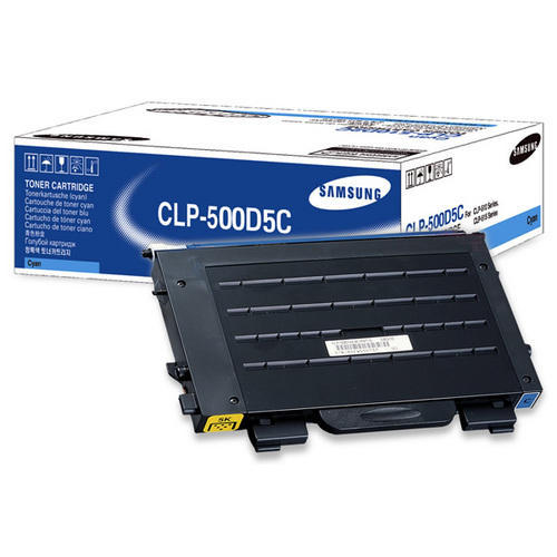 Samsung CLP 500D5C Cyan Laser Toner Cartridge