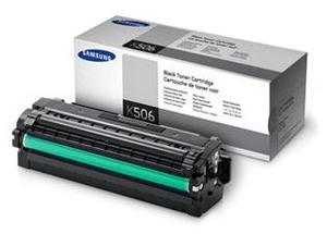 Samsung High Capacity CLT K506L Black Laser Toner Cartridge, 6K Page Yield