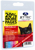 Jet Tec PGI-5, CLI-8BK/C/M/Y Ink Cartridges Include 2 x Black, 1 x Cyan, 1 x Magenta, 1 x Yellow