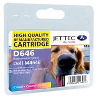 Replacement High Capacity Colour Ink Cartridge (Alternative to Dell M4646)
