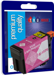 Compatible High Capacity Pigment Light Magenta XL Ink Cartridge for Epson T1576 - 29.5ml