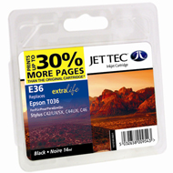 Jet Tec ( Made in the UK) Black Ink Cartridge for T036401, 14ml