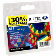 Jet Tec ( Made in the UK) Black Ink Cartridge for T038, 14ml