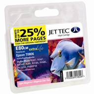 Jet Tec ( Made in the UK) E80LM Compatible Light Magenta Ink Cartridge for T080640, 7.4ml