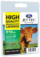Replacement High Capacity Black Ink Cartridge (Alternative to HP No 10, C4844A)