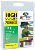 Replacement High Capacity Yellow Ink Cartridge (Alternative to HP No 11, C4838A)