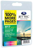 Replacement 100% More Pages Colour Ink Cartridge (Alternative to HP No 17, C6625A)