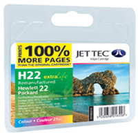Replacement 100% More Pages Colour Ink Cartridge (Alternative to HP No 22, C9352A)