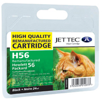 Replacement Black Ink Cartridge (Alternative to HP No 56, C6656A)