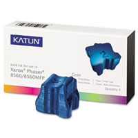 Katun Compatible 3 Cyan Solid Ink Sticks, 3.4K Yield