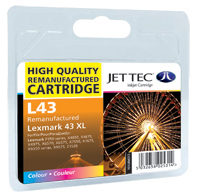 Replacement Colour Ink Cartridge (Alternative to Lexmark No 43XL, 18Y0143E)
