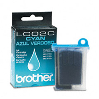 Brother LC-02C Cyan Ink Cartridge