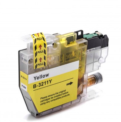 Brother LC3211Y Yellow Ink Cartridge - High Capacity Compatible LC-3211Y Inkjet Printer Cartridge