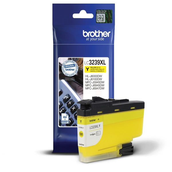 Brother LC3239XLY Ink Cartridge Yellow, LC-3239XLY Inkjet Printer Cartridge