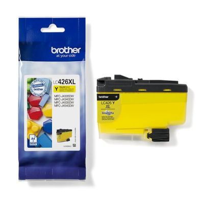 Brother High Capacity Yellow Ink Cartridge, LC-426XLY