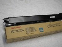 Sharp MX-31GTCA Cyan Laser Toner Cartridge, 15K Yield