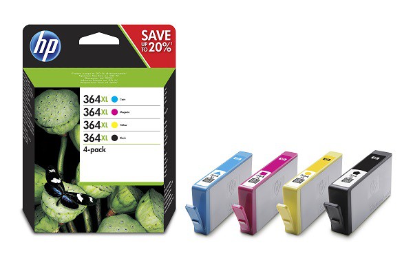 HP 364XL Ink Cartridge Multipack Colour N9J74AE
